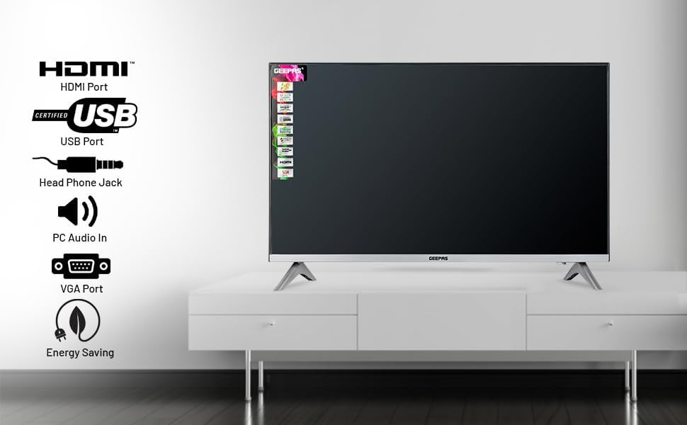 صورة مصغرة للمنتج شاشة جيباس مقاس 32 بوصة موديل GLED3201EHD - 10