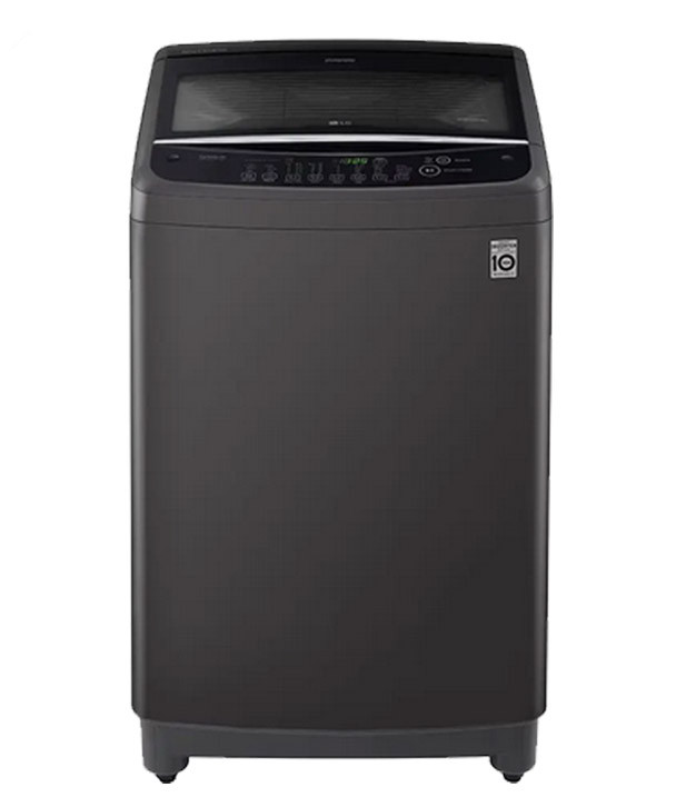 غسالة ملابس LG تحميل علوي – سعة 14 كجم – إنفرتر ذكي – لون أسود – موديل T1466NEHGB