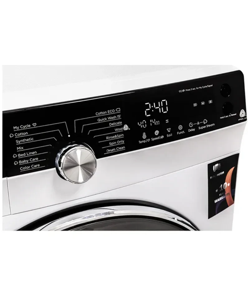 Hover image for غسالة ملابس من إيڤولي تحميل امامي 12 كغم -   EVWM-FBLE-1214W