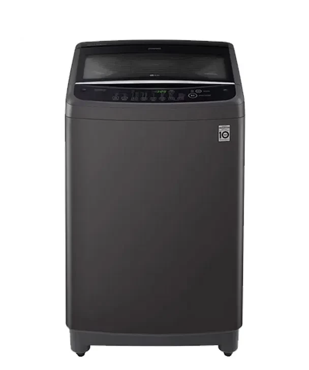 غسالة ملابس LG تحميل علوي – سعة 14 كجم – إنفرتر ذكي – لون أسود – موديل T1466NEHGB