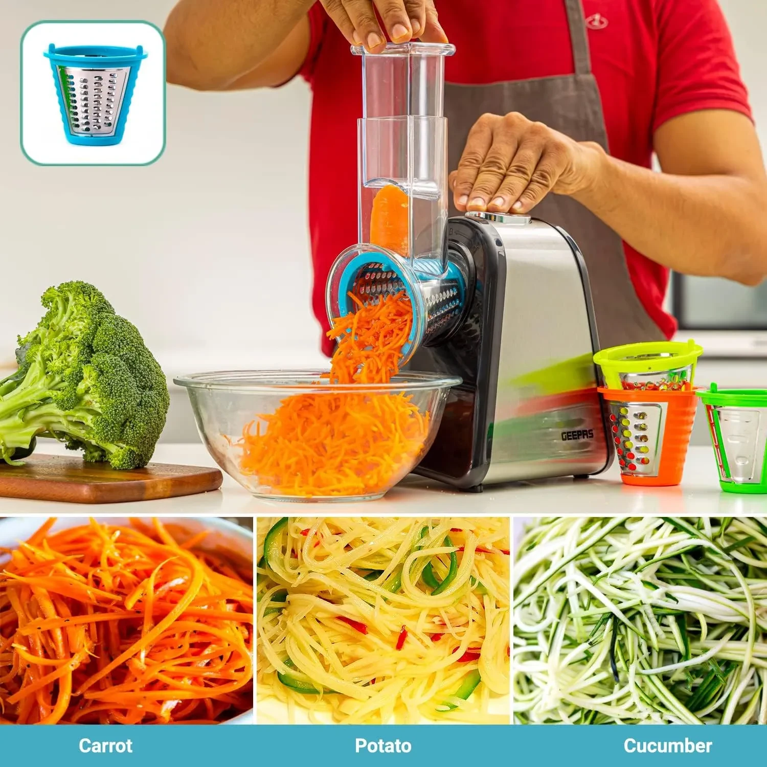 مبشرة فواكة وخضار جيباس موديل:GSM63022UK - صورة المنتج 3