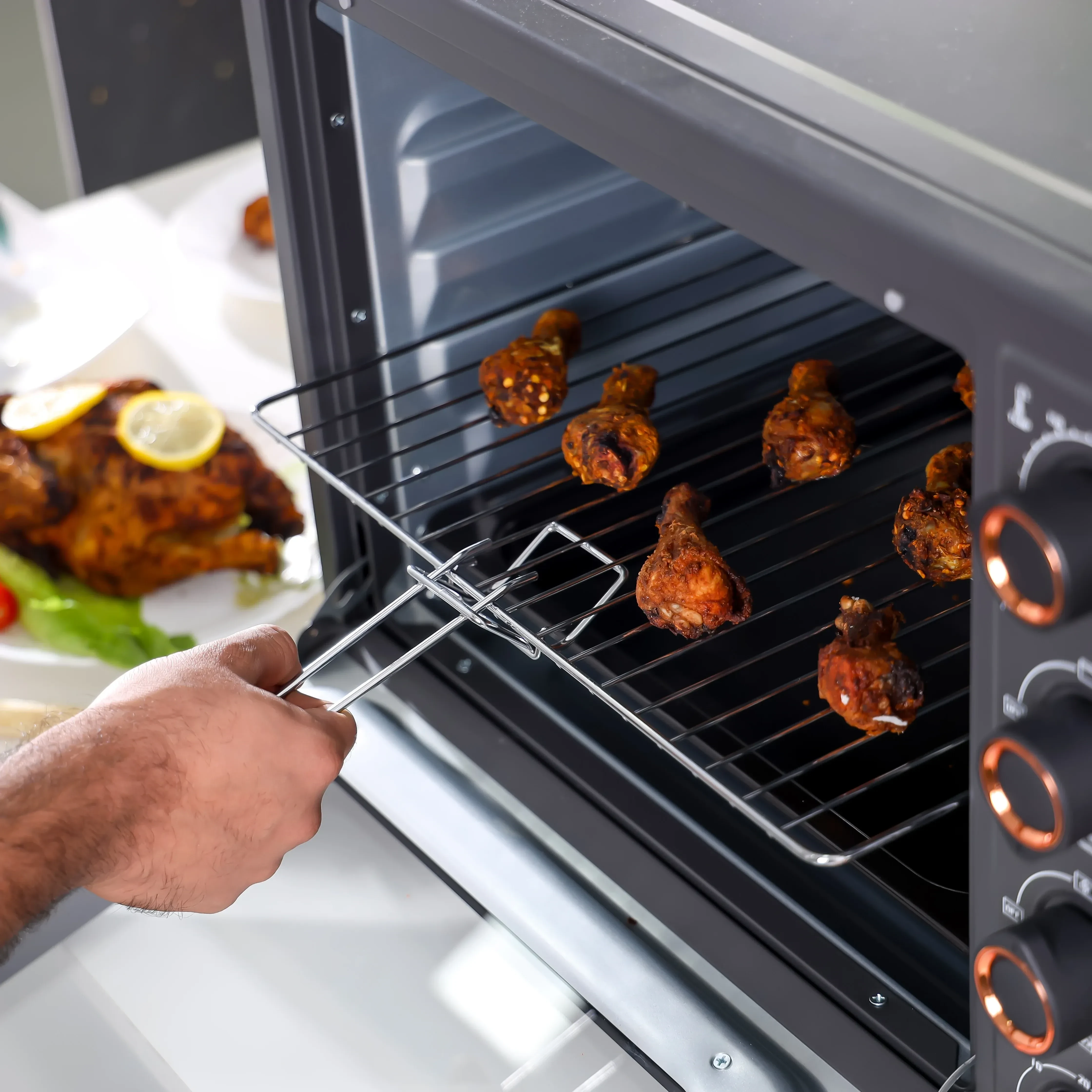 فرن كهربائي من جيباس سعة  58 لتر -  موديل GO34060 - صورة المنتج 3