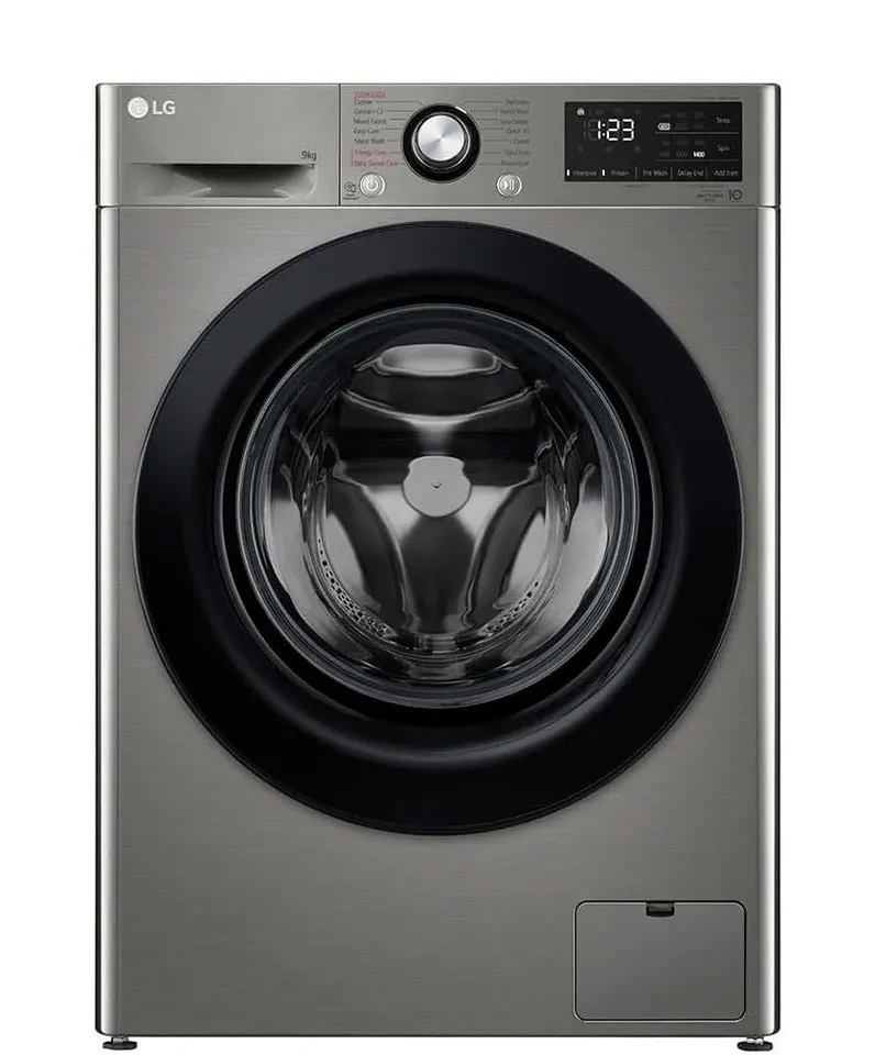 غسالة ملابس LG أوتوماتيكية – سعة 9 كجم – بتقنية الذكاء الاصطناعي موديل ‎F4R3VYG6P