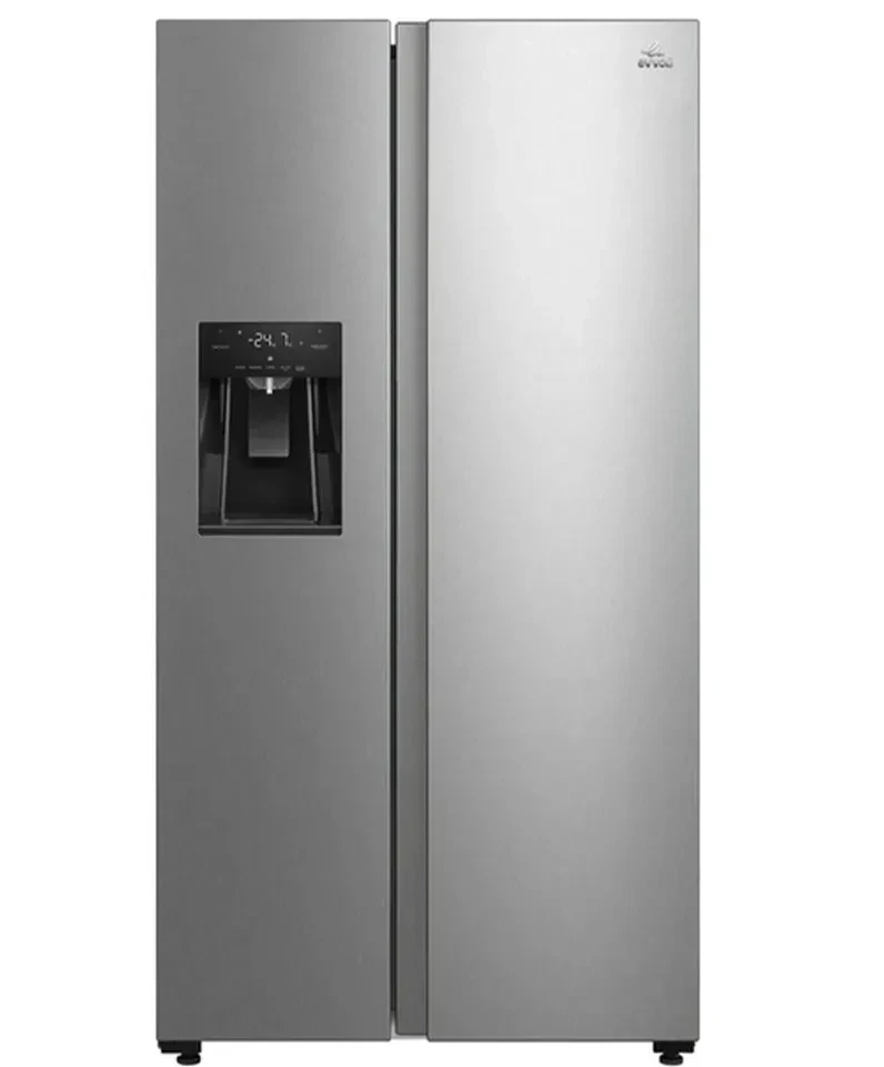ثلاجة إيفولي بسعة 635 لتر وبابين متقابلين -EVRFM–S635S