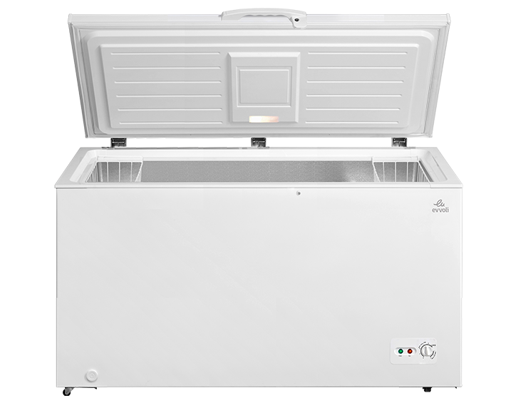Hover image for فريزر حوض من إيفولي 425 لتر – EVCFM–425W White