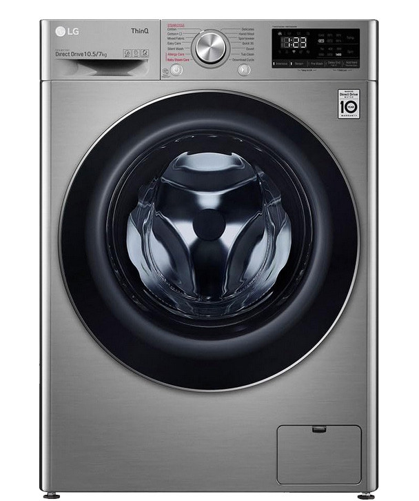 غسالة ملابس LG أوتوماتيكية – سعة 10 كجم – موديل F4V5RGP2T