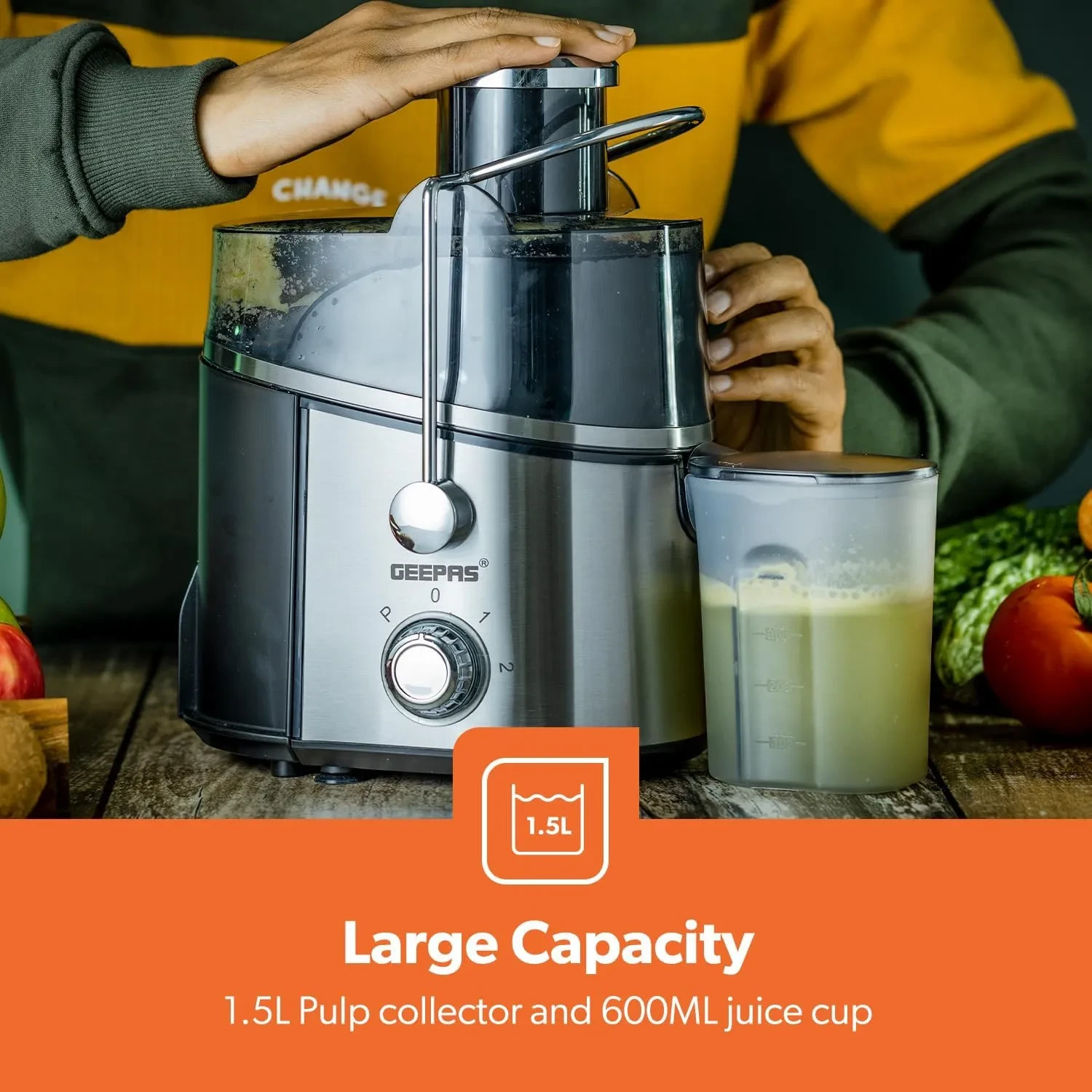 عصارة  فواكة جيباس موديل :GJE6106 - صورة المنتج 9