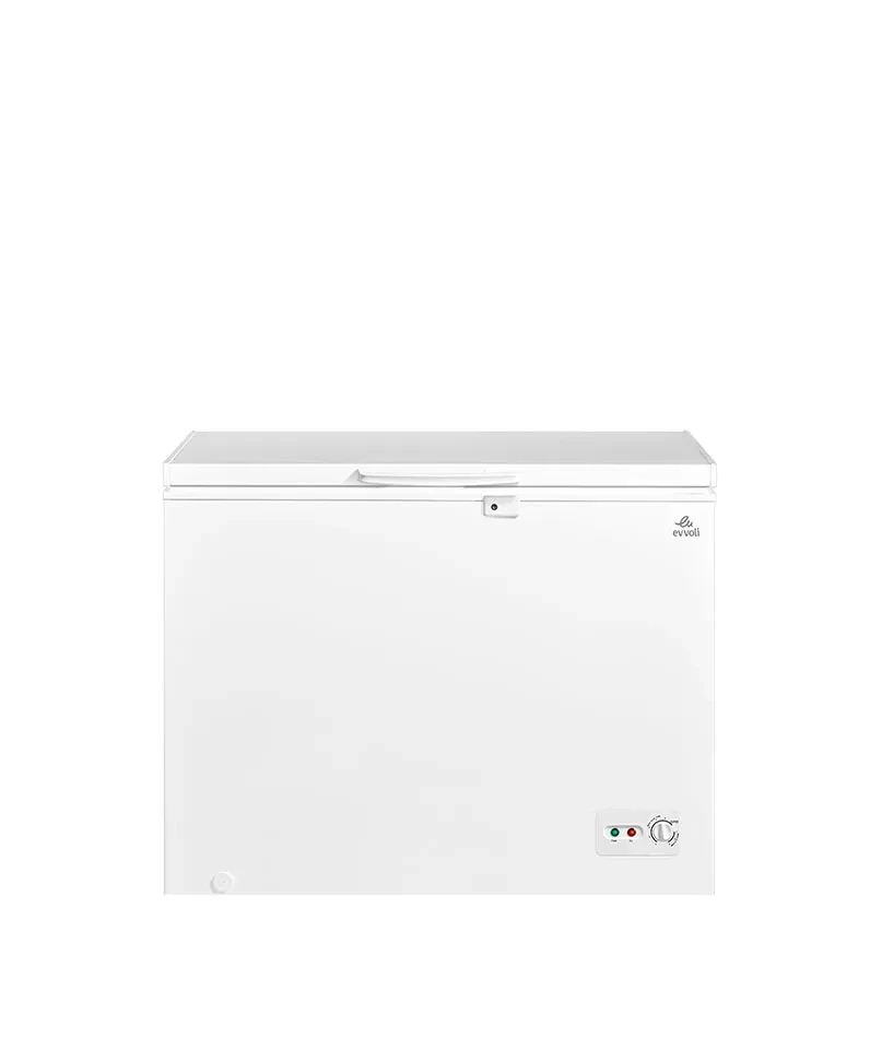 فريزر حوض من إيفولي - سعة 255 لتر - EVCFM–255W White