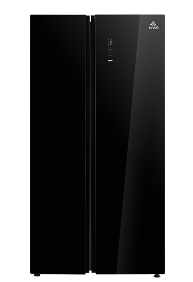 ثلاجة إيفولي بسعة 600 لتر - باب مزدوج Folio - تقنية  EVRFM–S600B  - Inverter
