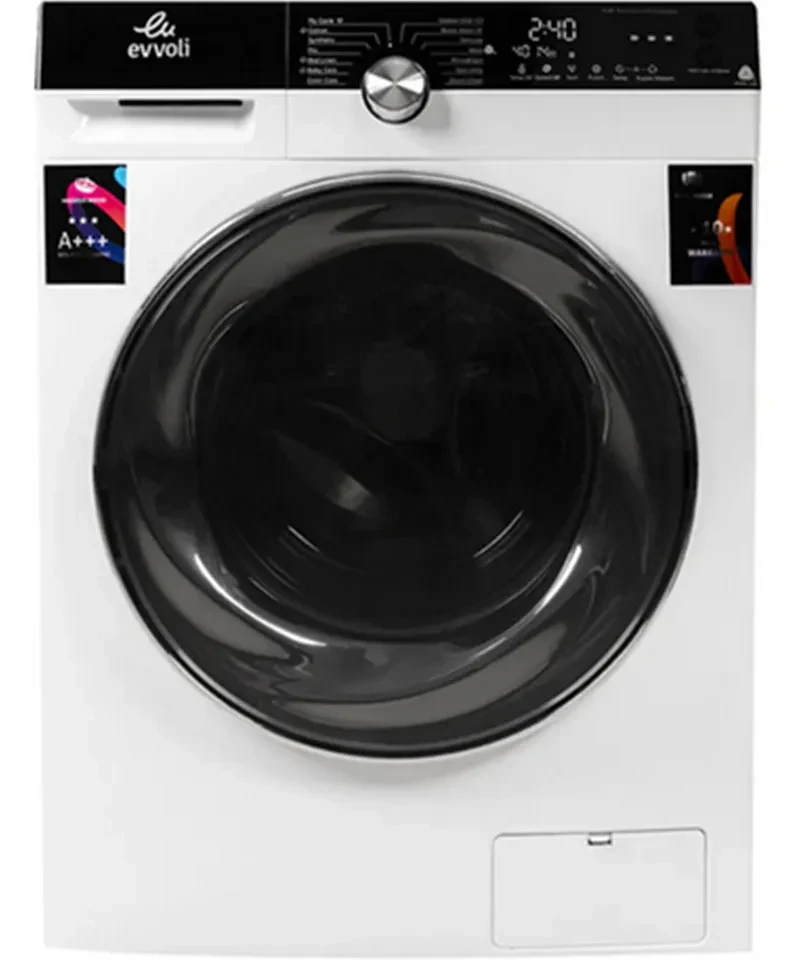 غسالة ملابس من إيڤولي تحميل امامي 12 كغم -   EVWM-FBLE-1214W