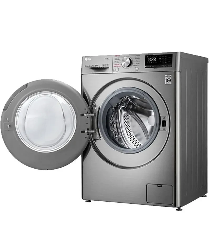 Hover image for غسالة ملابس LG أوتوماتيكية – سعة 10 كجم – موديل F4V5RGP2T
