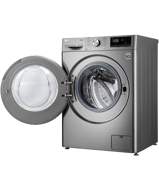 صورة مصغرة للمنتج غسالة ملابس LG أوتوماتيكية – سعة 10 كجم – موديل F4V5RGP2T - 2