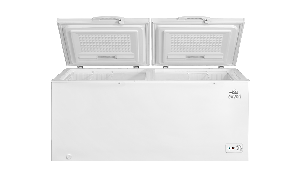 Hover image for فريزر حوض من إيفولي 600 لتر – EVCFM–600W White