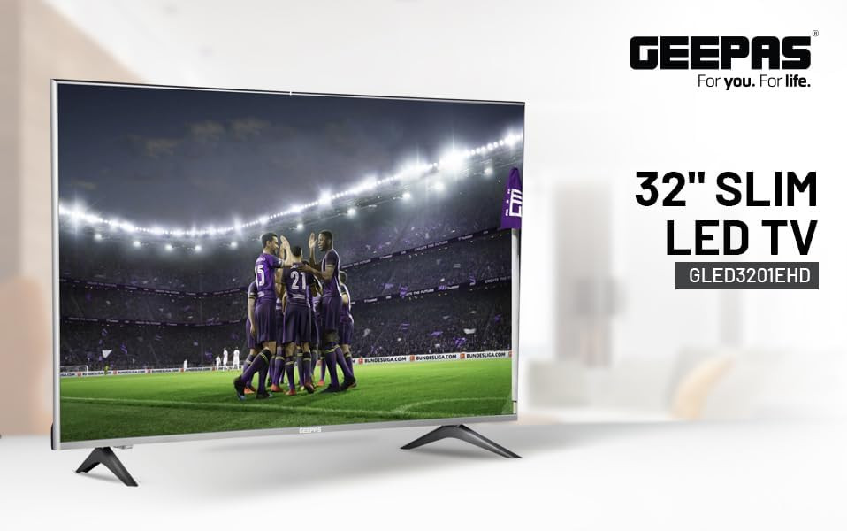 صورة مصغرة للمنتج شاشة جيباس مقاس 32 بوصة موديل GLED3201EHD - 3